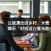 公益演出进乡村，大麦娱乐“好戏连台星光剧场”把舞台搬到百姓家门口（图2）