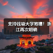 支持钱塘大学筹建!浙江再次明确(图4) 支持钱塘大学筹建!浙江再次明确(图4)