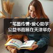 “笔墨传情·爱心助学”公益书画展在天津举办（图3）