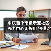 重庆首个市级示范社区养老中心明投用 提供24小时托养(图1) 重庆首个市级示范社区养老中心明投用 提供24小时托养(图1)