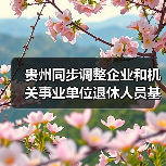 贵州同步调整企业和机关事业单位退休人员基本养老金(图2) 贵州同步调整企业和机关事业单位退休人员基本养老金(图2)