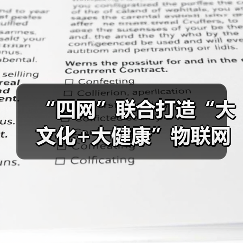 “四网”联合打造“大文化+大健康”物联网新零售平台（图1）