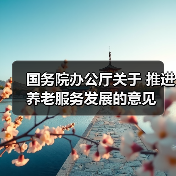 国务院办公厅关于 推进养老服务发展的意见(图2) 国务院办公厅关于 推进养老服务发展的意见(图2)