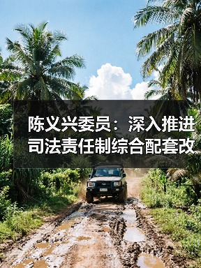陈义兴委员:深入推进司法责任制综合配套改革(图1) 陈义兴委员:深入推进司法责任制综合配套改革(图1)