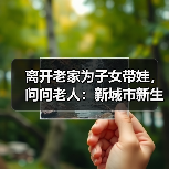 离开老家为子女带娃，问问老人：新城市新生活，您还适应吗？（图1）