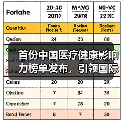 首份中国医疗健康影响力榜单发布,引领国际化发展(图1) 首份中国医疗健康影响力榜单发布,引领国际化发展(图1)