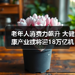 老年人消费力飙升 大健康产业或将迎18万亿机遇(图1) 老年人消费力飙升 大健康产业或将迎18万亿机遇(图1)