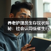 养老护理员生存现状揭秘：社会认同低催生行业困境（图1）