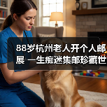 88岁杭州老人开个人邮展 一生痴迷集邮珍藏世界名票（图3）