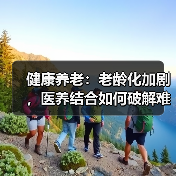 健康养老：老龄化加剧，医养结合如何破解难题？（图3）
