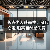 长寿老人谈养生:身随心走 顺其自然是诀窍(图3) 长寿老人谈养生:身随心走 顺其自然是诀窍(图3)