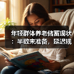 年轻群体养老储蓄现状:半数未准备,延迟规划风险高(图1) 年轻群体养老储蓄现状:半数未准备,延迟规划风险高(图1)