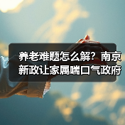 养老难题怎么解？南京新政让家属喘口气政府埋单（图3）