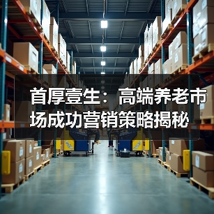 首厚壹生:高端养老市场成功营销策略揭秘(图4) 首厚壹生:高端养老市场成功营销策略揭秘(图4)