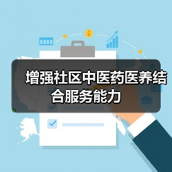 增强社区中医药医养结合服务能力（图1）