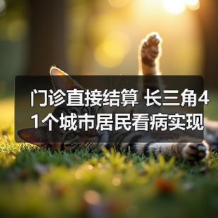 门诊直接结算 长三角41个城市居民看病实现医保“一卡通”(图2) 门诊直接结算 长三角41个城市居民看病实现医保“一卡通”(图2)