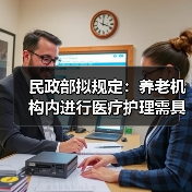 民政部拟规定：养老机构内进行医疗护理需具备执业资格（图4）