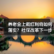 养老金上调红利将如何落实?社保改革下一步动向揭秘(图2) 养老金上调红利将如何落实?社保改革下一步动向揭秘(图2)