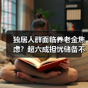 独居人群面临养老金焦虑?超六成担忧储备不足(图1) 独居人群面临养老金焦虑?超六成担忧储备不足(图1)