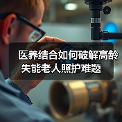 医养结合如何破解高龄失能老人照护难题(图1) 医养结合如何破解高龄失能老人照护难题(图1)