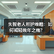 失智老人照护难题:如何减轻晚年之痛?(图1) 失智老人照护难题:如何减轻晚年之痛?(图1)