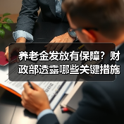 养老金发放有保障?财政部透露哪些关键措施?(图2) 养老金发放有保障?财政部透露哪些关键措施?(图2)