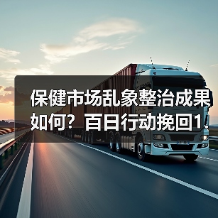 保健市场乱象整治成果如何？百日行动挽回1.23亿损失（图2）