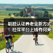 刷脸认证养老金新方式！社保平台上线有何亮点？（图1）