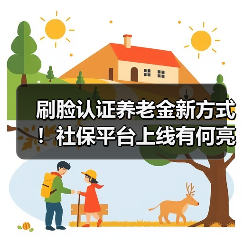 刷脸认证养老金新方式！社保平台上线有何亮点？（图4）