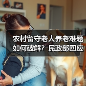 农村留守老人养老难题如何破解？民政部回应关键对策（图3）
