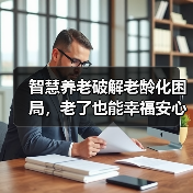 智慧养老破解老龄化困局，老了也能幸福安心（图2）
