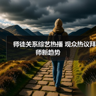 师徒关系综艺热播 观众热议拜师新趋势（图4）