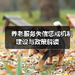 养老服务失信惩戒机制建设与政策解读（图2）