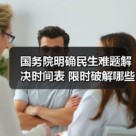 国务院明确民生难题解决时间表 限时破解哪些痛点？（图1）