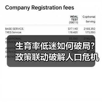生育率低迷如何破局？政策联动破解人口危机（图3）
