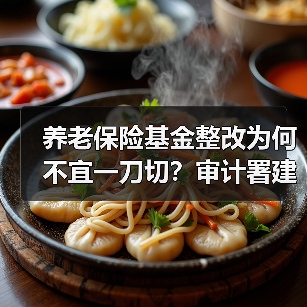 养老保险基金整改为何不宜一刀切?审计署建议因情施策(图1) 养老保险基金整改为何不宜一刀切?审计署建议因情施策(图1)