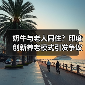 奶牛与老人同住?印度创新养老模式引发争议(图3) 奶牛与老人同住?印度创新养老模式引发争议(图3)