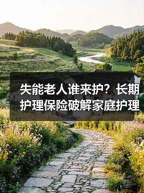 失能老人谁来护?长期护理保险破解家庭护理难题(图4) 失能老人谁来护?长期护理保险破解家庭护理难题(图4)