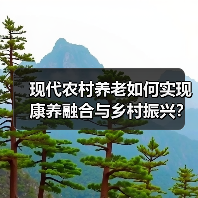 现代农村养老如何实现康养融合与乡村振兴?(图3) 现代农村养老如何实现康养融合与乡村振兴?(图3)