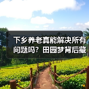 下乡养老真能解决所有问题吗?田园梦背后藏着哪些现实难题?(图2) 下乡养老真能解决所有问题吗?田园梦背后藏着哪些现实难题?(图2)