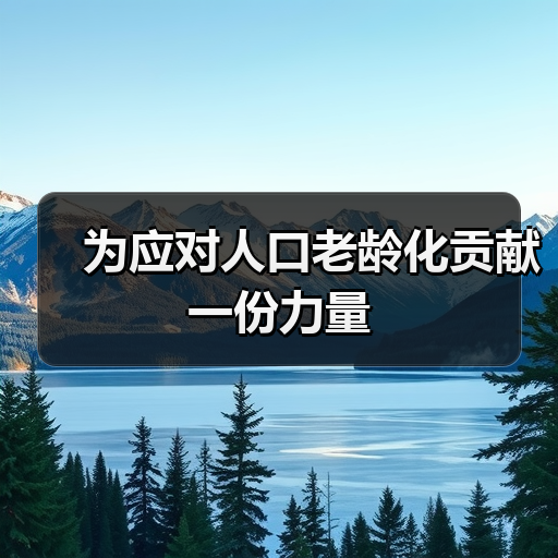 为应对人口老龄化贡献一份力量(图3) 为应对人口老龄化贡献一份力量(图3)