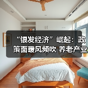 “银发经济”崛起:政策面暖风频吹 养老产业蕴含良机(图4) “银发经济”崛起:政策面暖风频吹 养老产业蕴含良机(图4)
