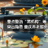 重点整治“黑机构”等突出隐患 重庆养老服务监管工作部署来了(图1) 重点整治“黑机构”等突出隐患 重庆养老服务监管工作部署来了(图1)