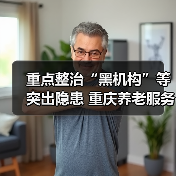 重点整治“黑机构”等突出隐患 重庆养老服务监管工作部署来了(图3) 重点整治“黑机构”等突出隐患 重庆养老服务监管工作部署来了(图3)