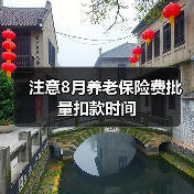 注意8月养老保险费批量扣款时间（图2）