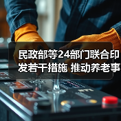 民政部等24部门联合印发若干措施 推动养老事业和养老产业协同发展(图2) 民政部等24部门联合印发若干措施 推动养老事业和养老产业协同发展(图2)